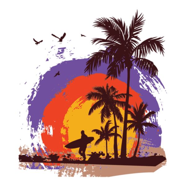 Hawaii Retro Airbrushed Thumbnail